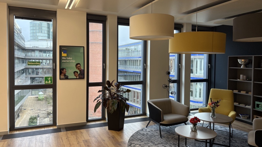 Photo of the SAP Fioneer office.